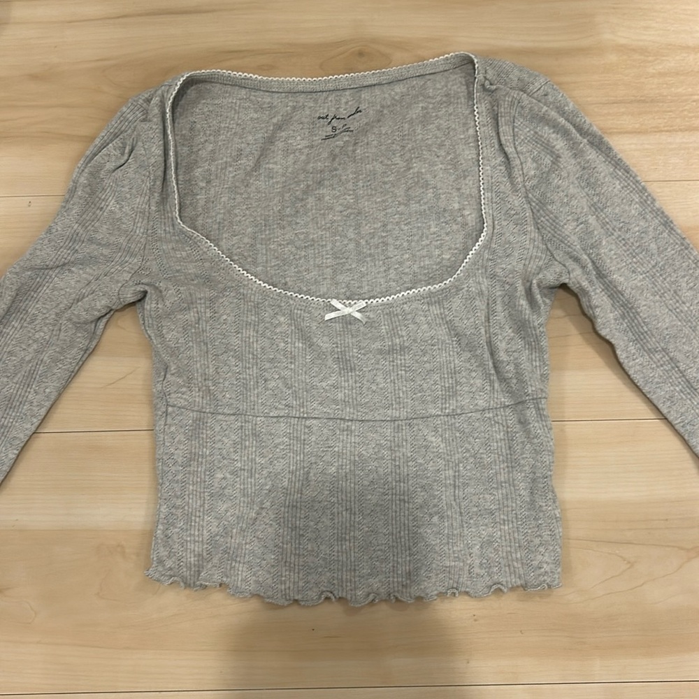 Urban Outfitters Out From Under grey long sleeve(worn once)
